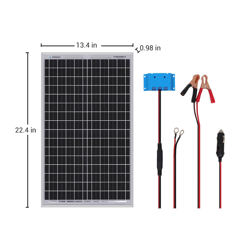 Watt 12V Monocrystalline Starter Kit
