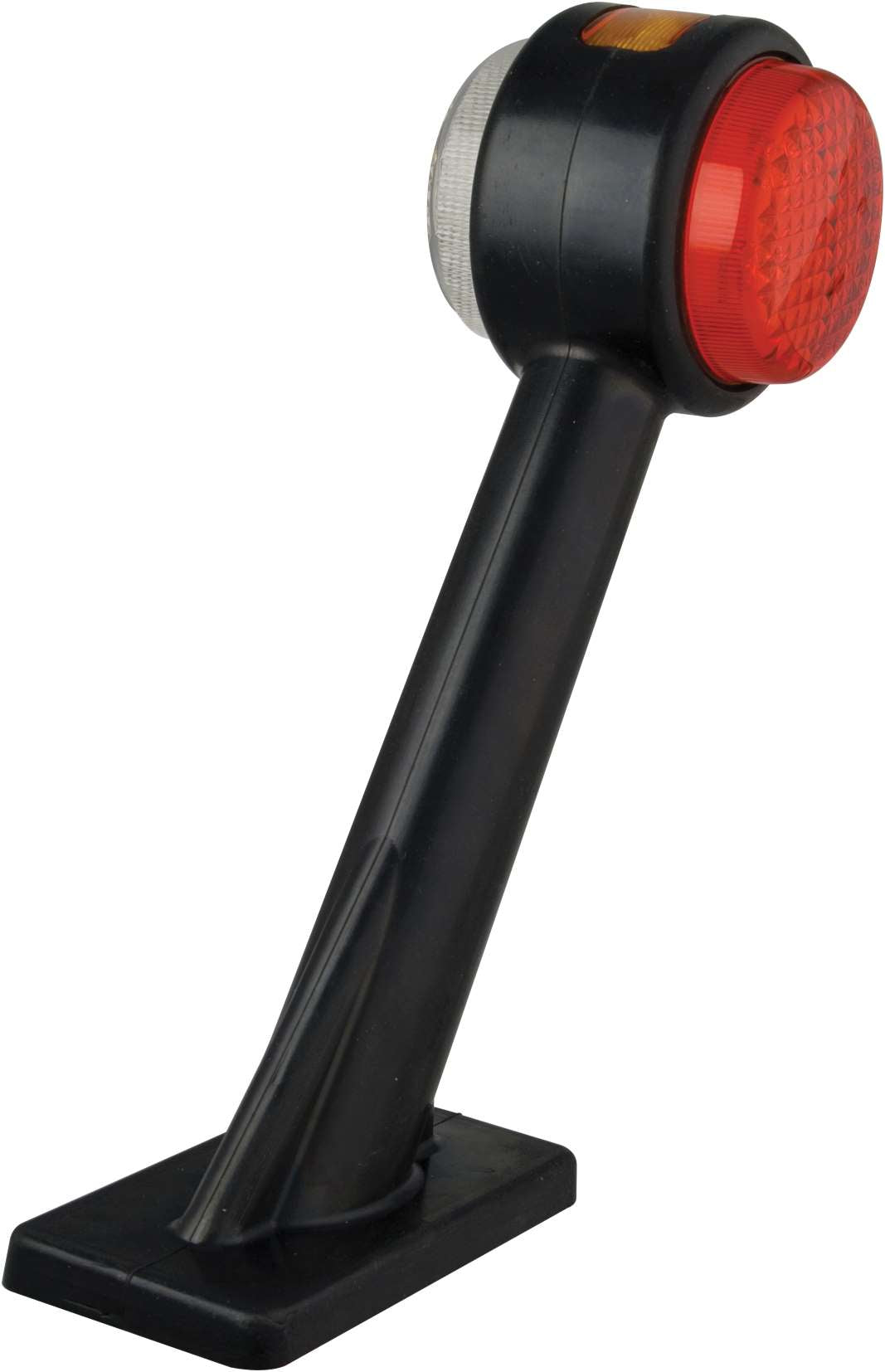 LED Autolamps 1005LE left angled-stem red white amber LED marker light