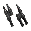 2 to 1 Solar Branch Connectors MMF+FFM Pair