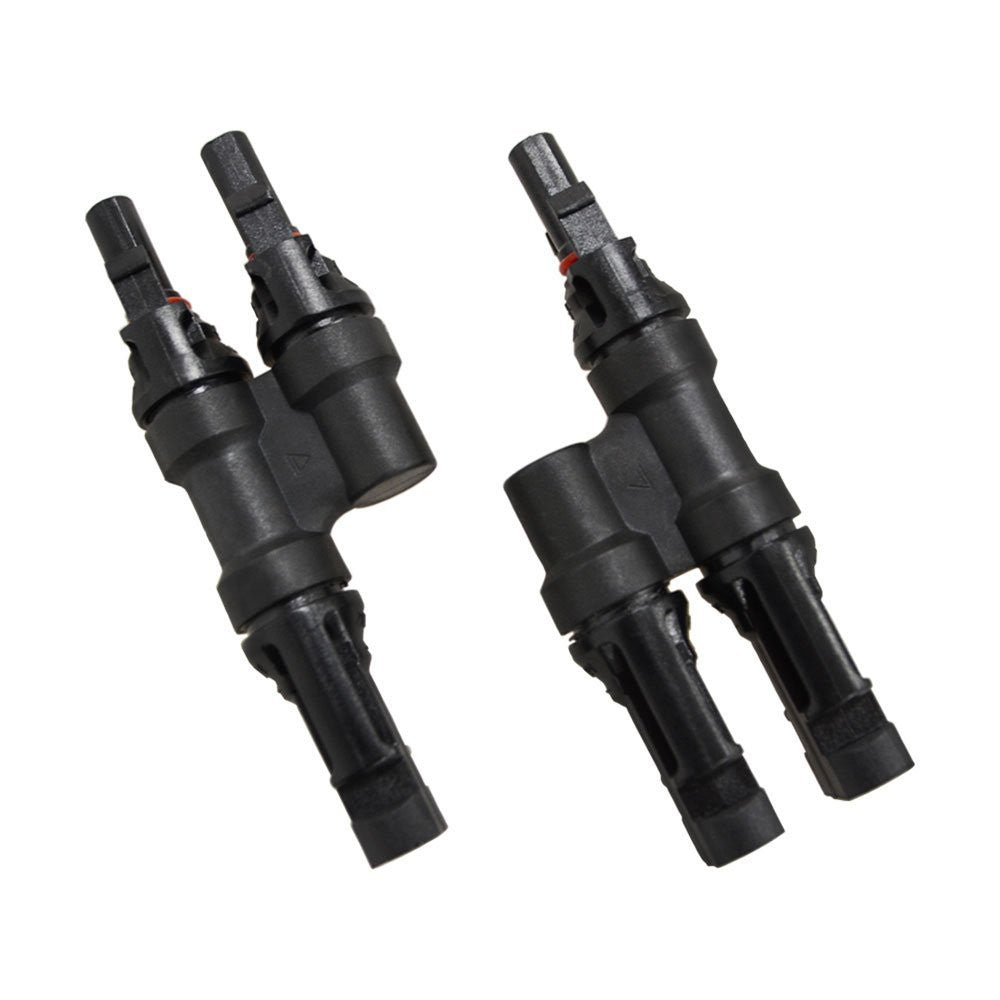 2 to 1 Solar Branch Connectors MMF+FFM Pair