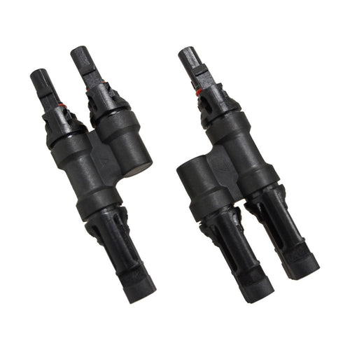 2 to 1 Solar Branch Connectors MMF+FFM Pair
