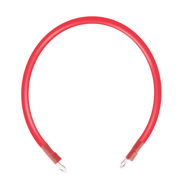 1ft ANL Fuse Cable with Double Ring Terminals for 3/8 in Lugs