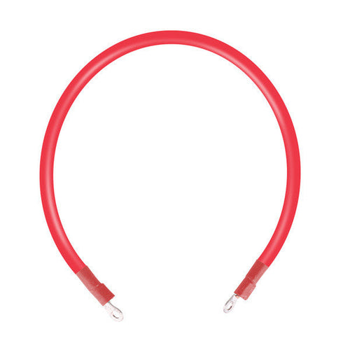 1ft ANL Fuse Cable with Double Ring Terminals for 3/8 in Lugs