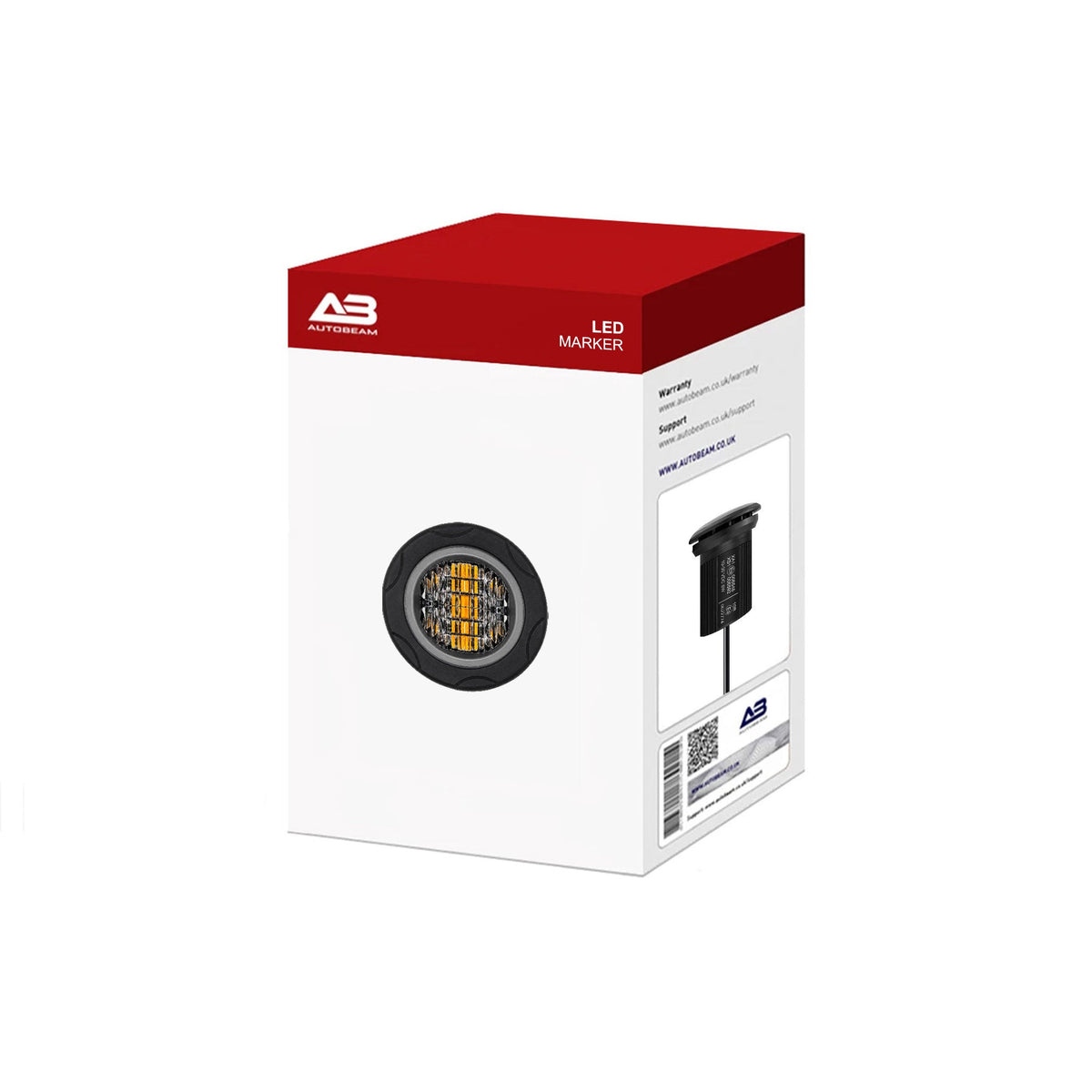 LED Hideaway Marker | FlushLine Series | Amber Strobe