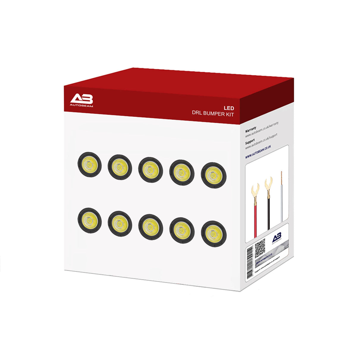 LED Marker Bumper Kit | FlushLine Series | Single Colour DRL