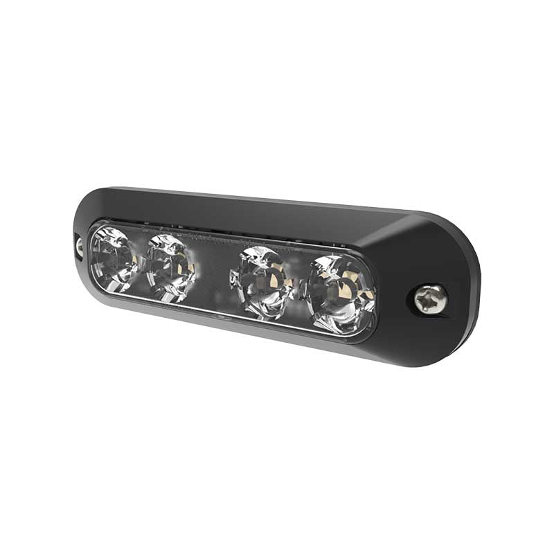ECCO ESG ED3704A 4-LED 120mm amber R65 Class 2 warning light