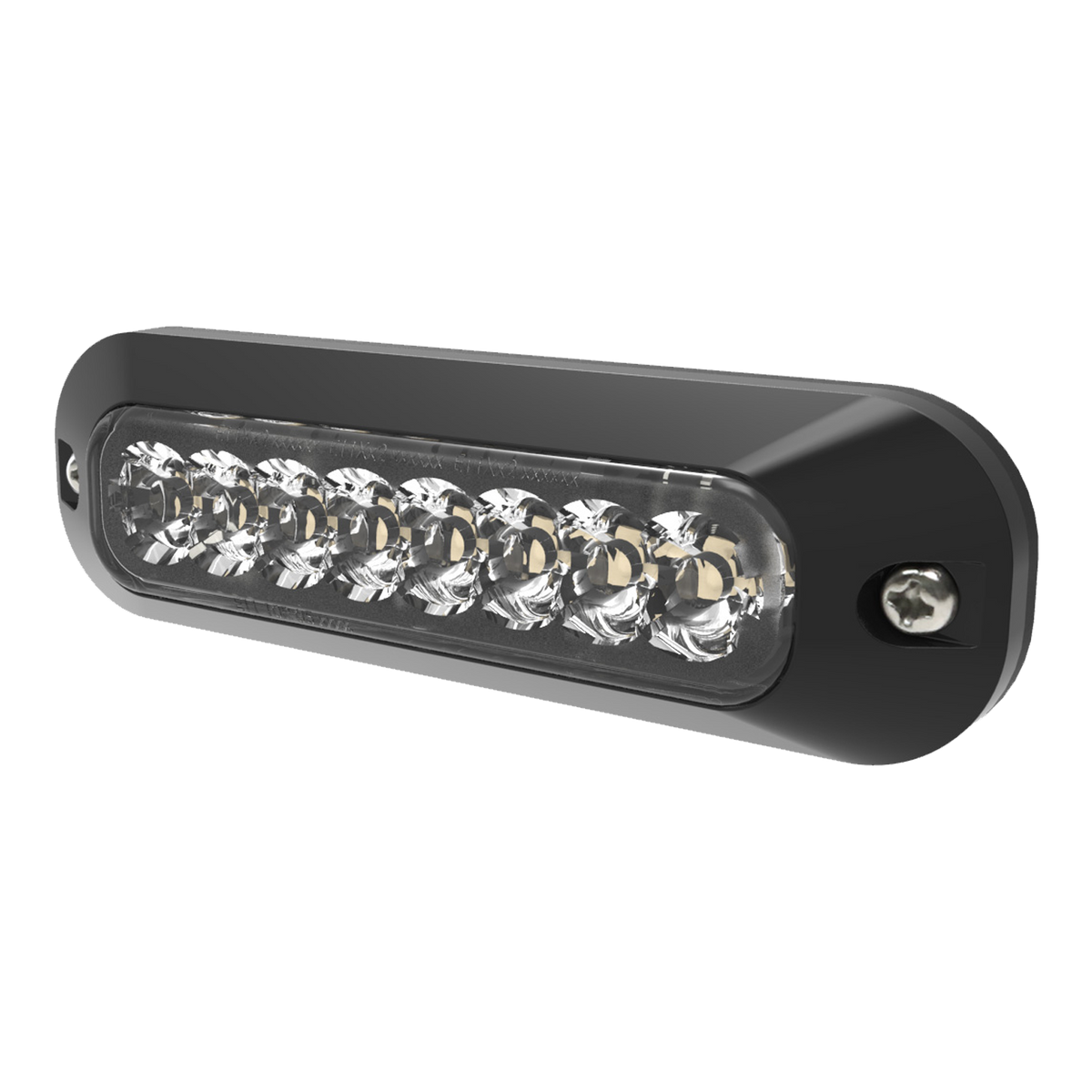 ECCO ESG ED3744AC 8-LED 120mm amber white split-colour R65 Class 2 warning light