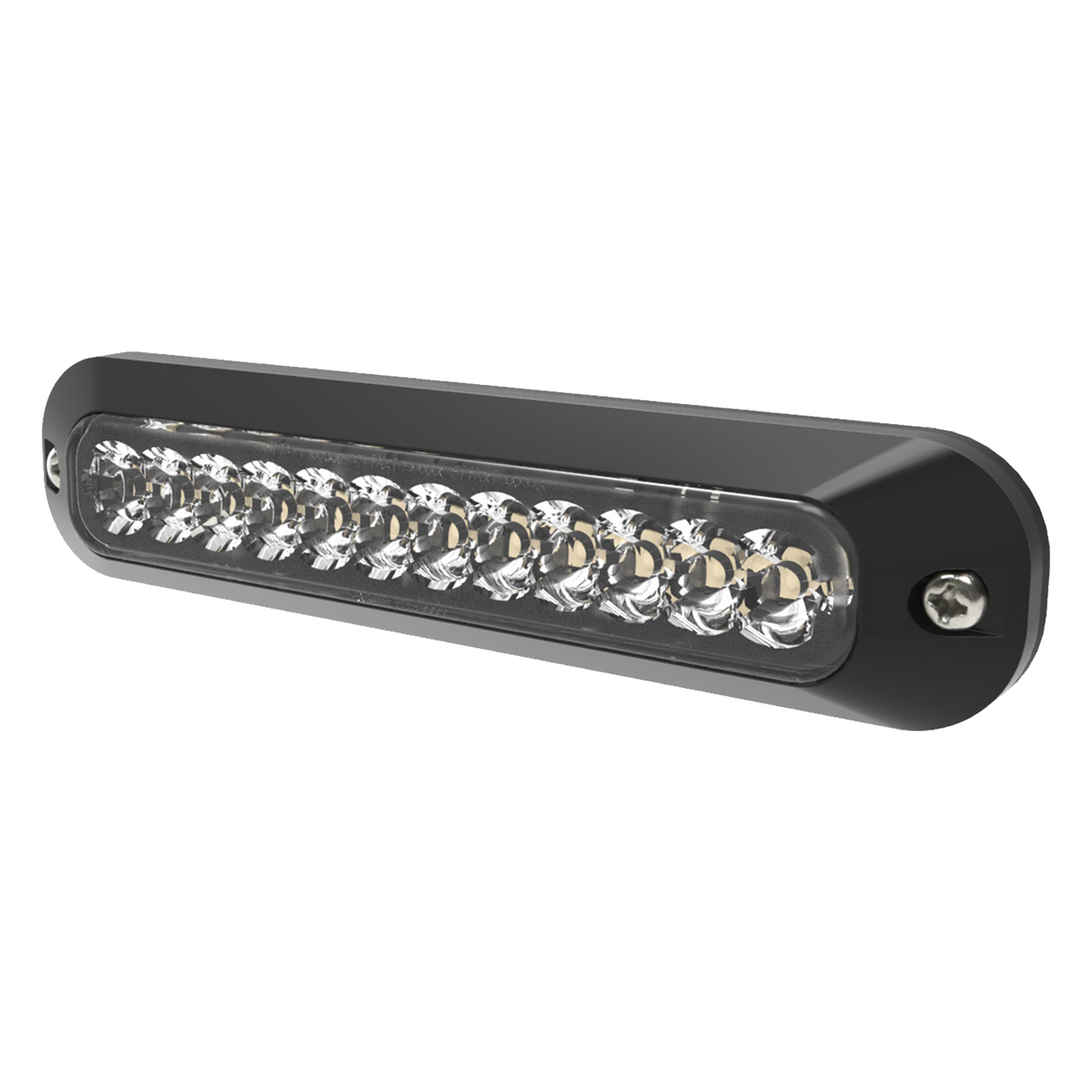 ECCO ESG ED3755AC 12-LED 158mm amber white split-colour R65 Class 2 warning light