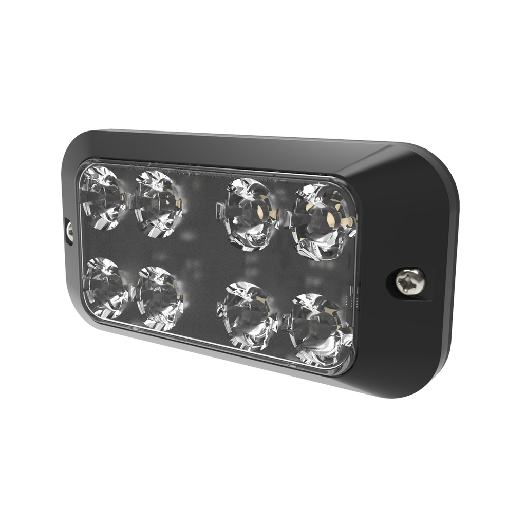 ECCO ESG ED3788A wide amber 8-LED R65 Class 2 warning light