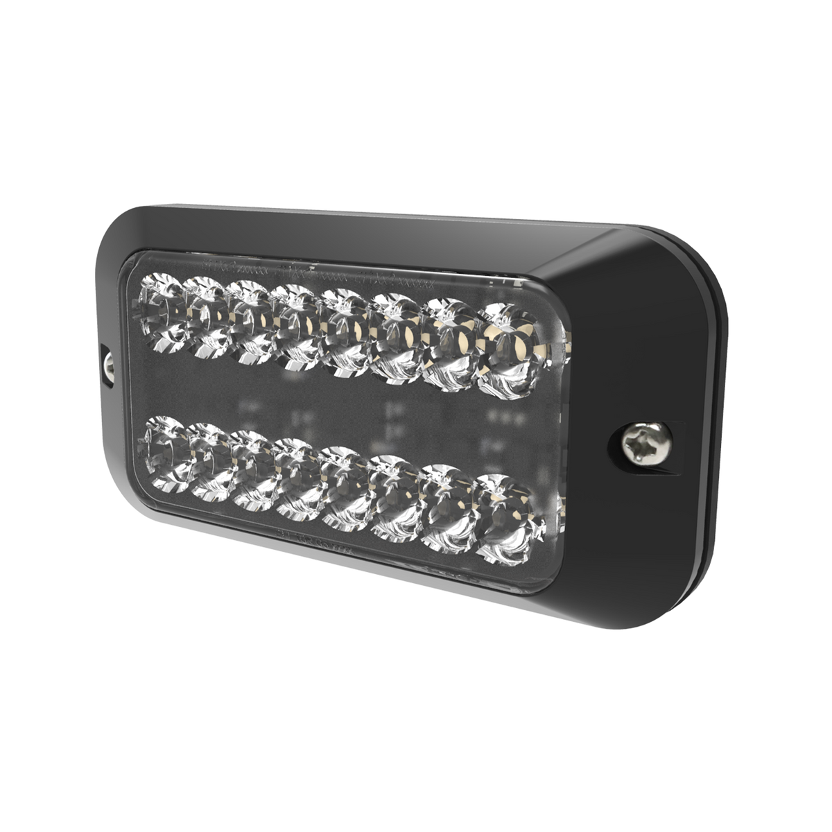 ECCO ESG ED3789AC wide amber white 16-LED R65 Class 2 warning light