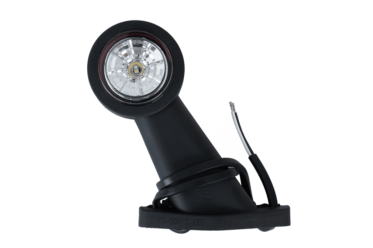 TRALERT M10BV MB-300 right-hand red white LED side marker light