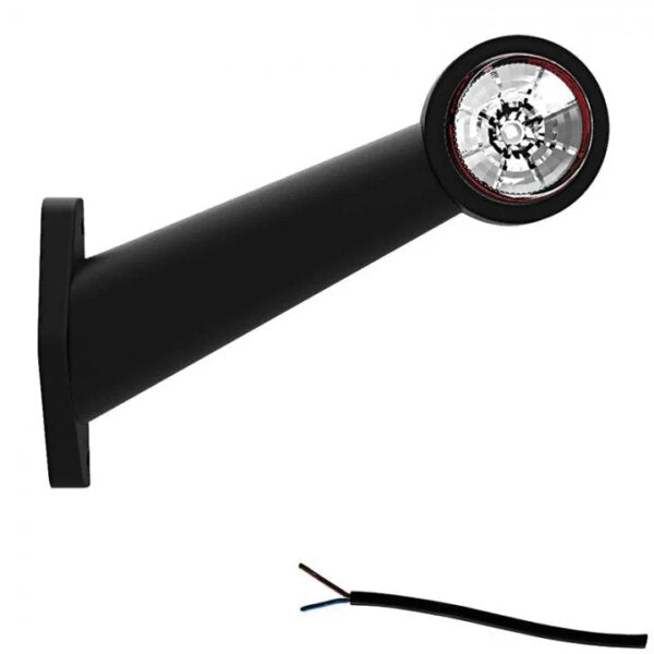 TRALERT M10BV MB-500 left-hand red white LED side marker light