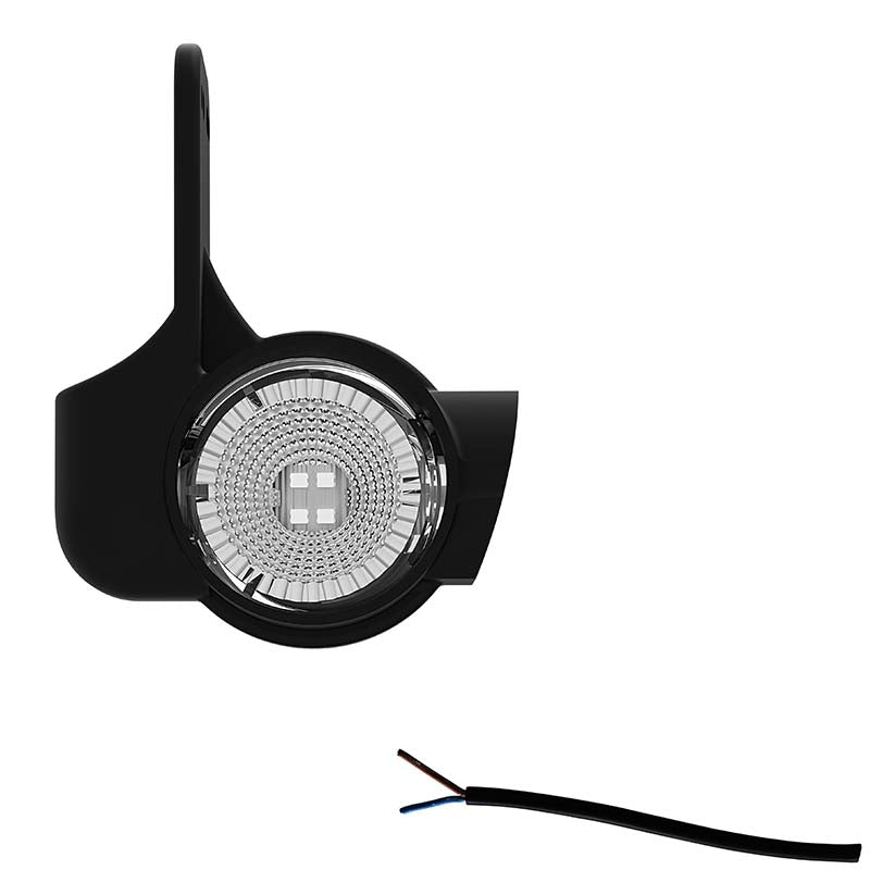 TRALERT M10BV MB-800 left-hand red white amber LED side marker light