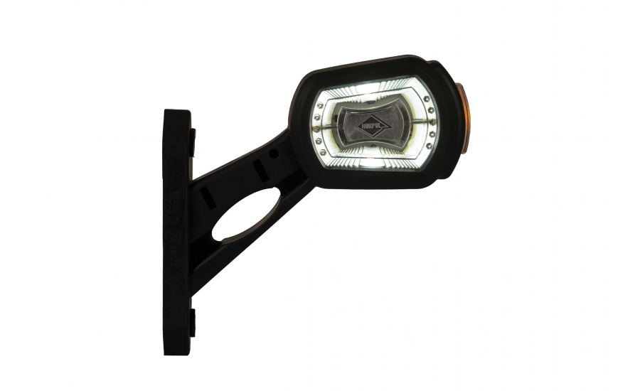 Horpol MB-2731RWA angled-stem left red white amber LED side marker light