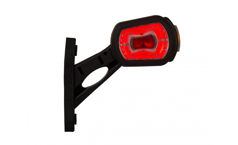 Horpol MB-2732RWA angled-stem right red white amber LED side marker light