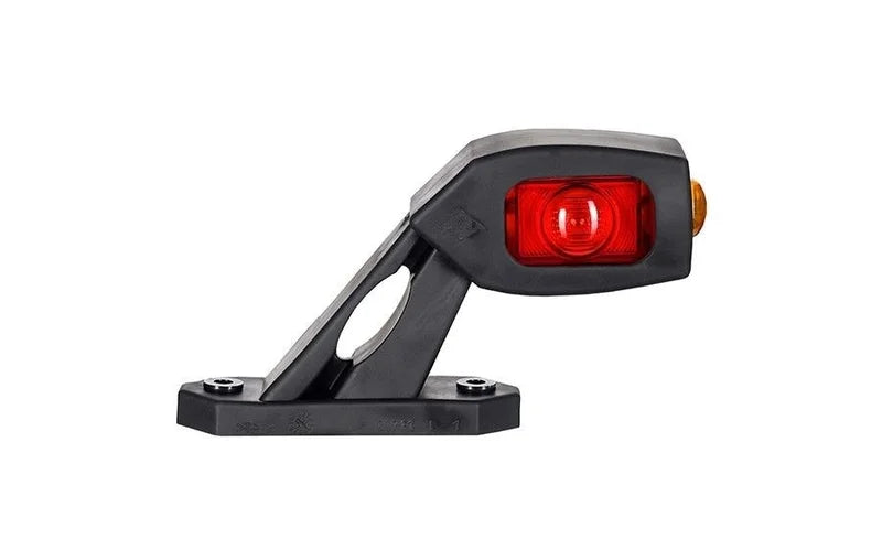 Horpol MB-3661RWA left angled-stem red white amber LED side marker light