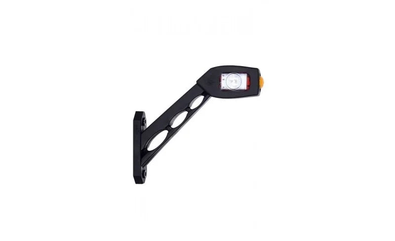 Horpol MB-3691RWA long angled-stem left red white amber LED side marker light