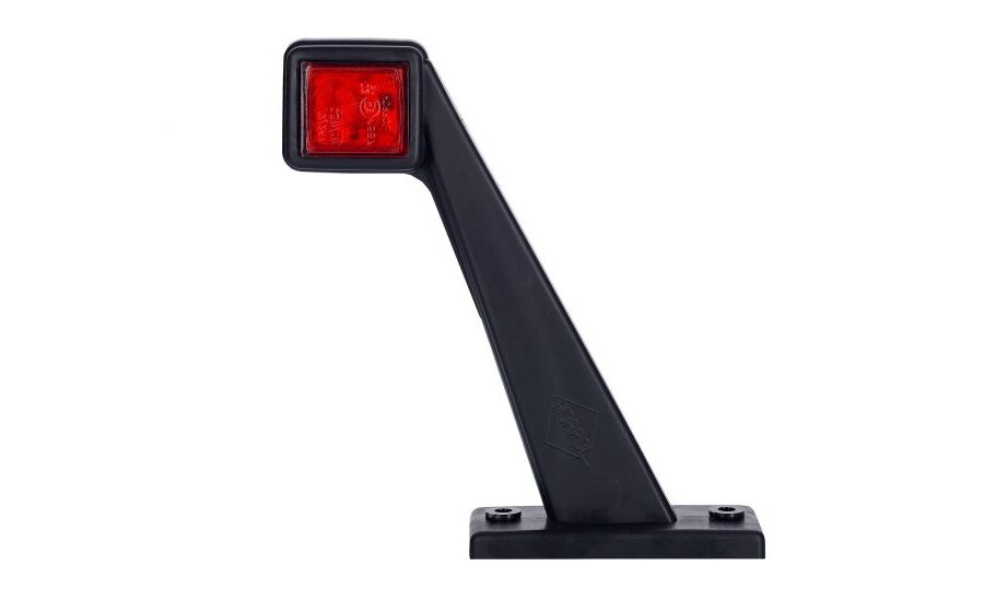 Horpol MB-4691RW long angled left red white LED side marker light