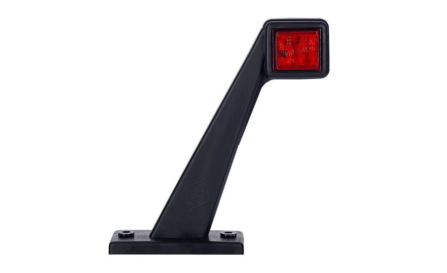 Horpol MB-4692RW long angled right red white LED side marker light