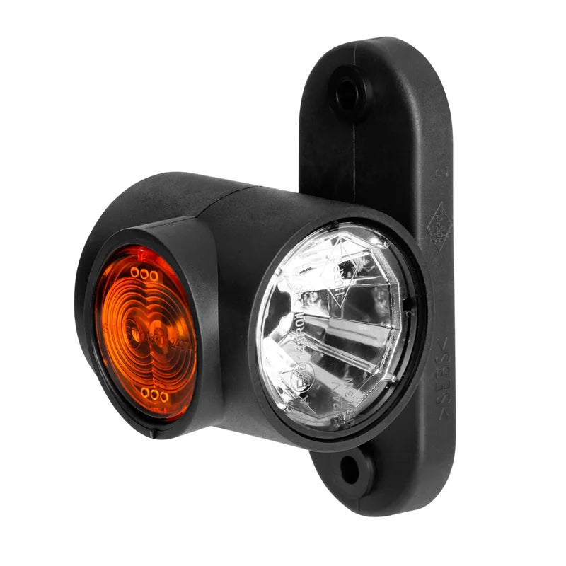 Horpol MB-4800DRWA compact dark-look red white amber LED side marker light