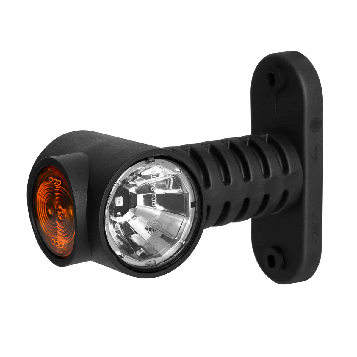Horpol MB-4830DRWA compact dark-look red white amber LED side marker light