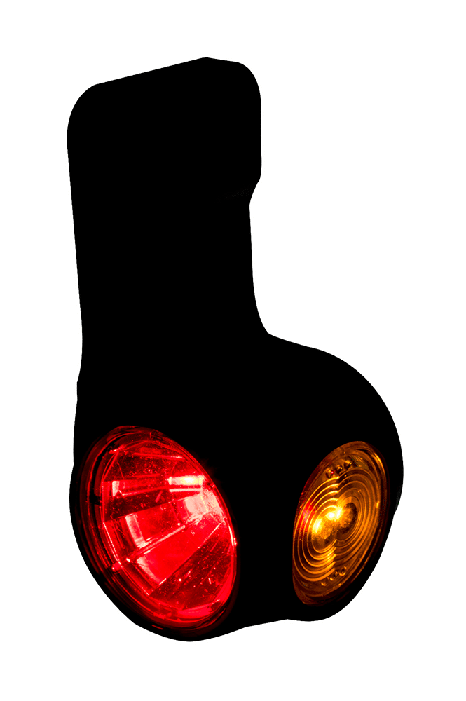 Horpol MB-4851DRWA hanging dark-look red white amber LED side marker light