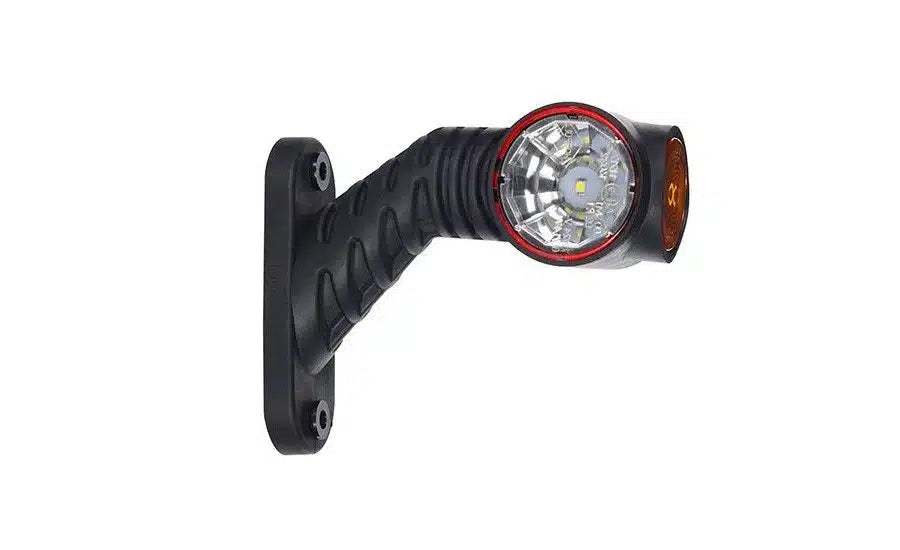 Horpol MB-4861RWA short angled left clear LED side marker light