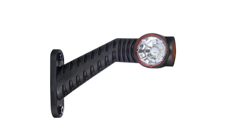 Horpol MB-4891RWA long angled left clear LED side marker light
