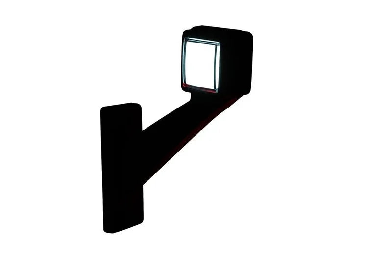 Horpol MB-4961RW medium angled left red white LED side marker light