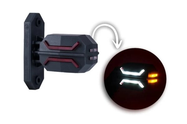 Horpol MB-6000RWA Dragon compact universal LED side marker light