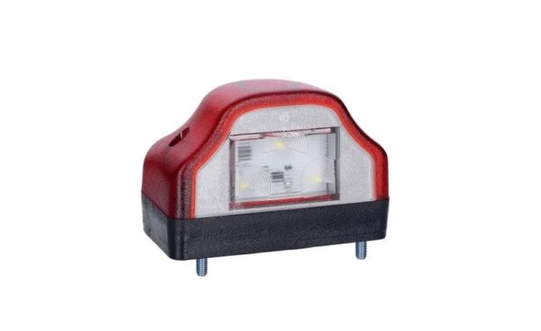 Horpol MK-800R white LED licence plate light with red rear marker