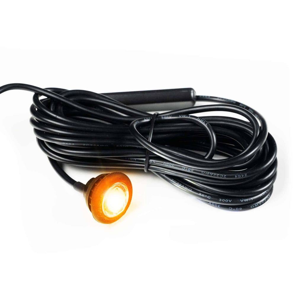 TRALERT MV-4500A-5M amber compact LED side marker light with 5m cable