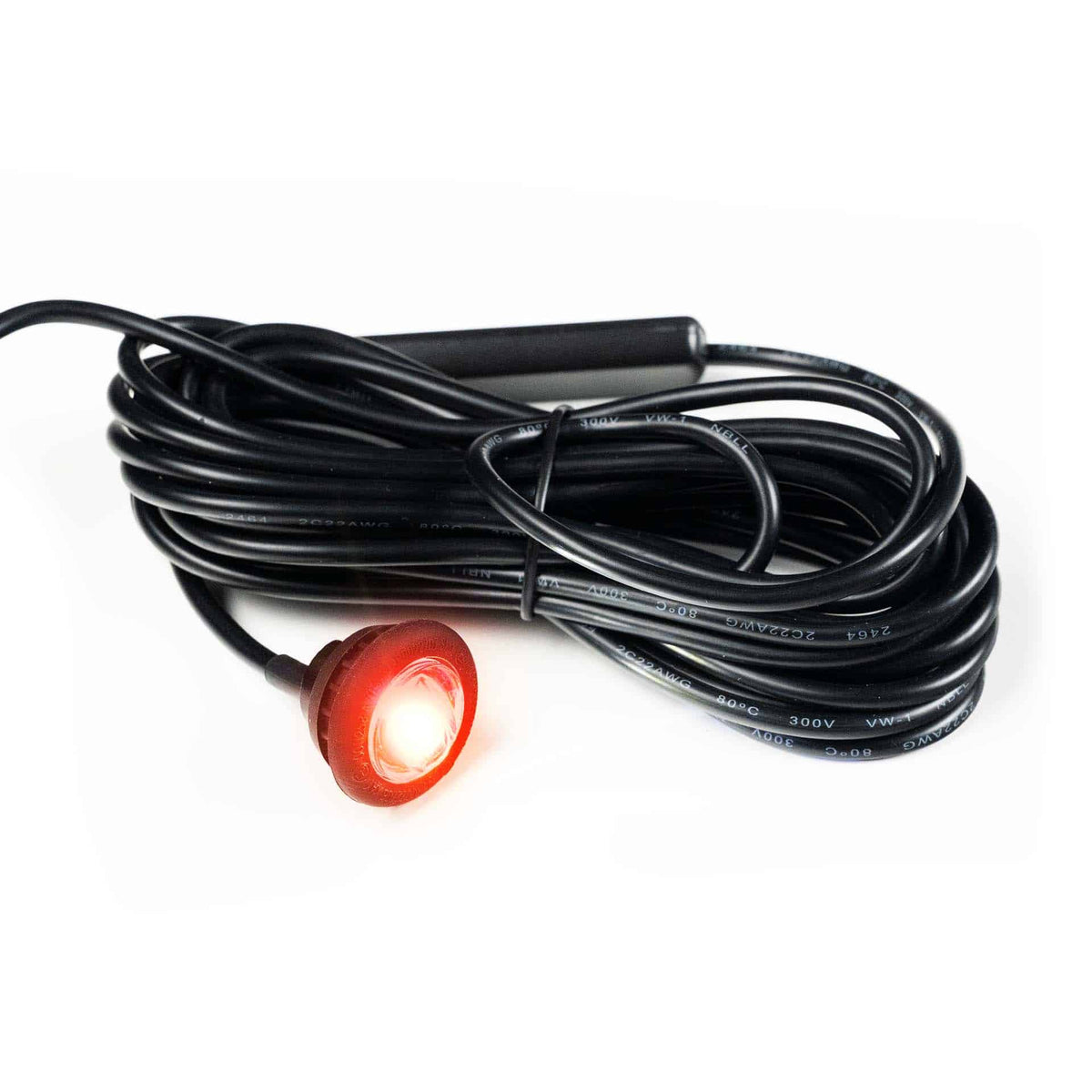 TRALERT MV-4500R-5M red compact LED rear marker light with 5m cable