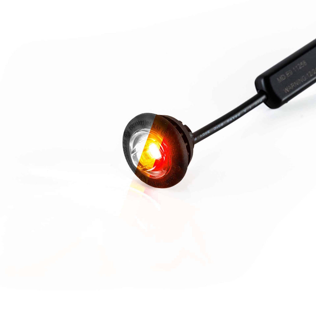 TRALERT MV-4500RWA-2M switchable red white amber compact LED marker light