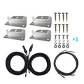 Wiring and Mounting Kit For Single Solar Panel Setup