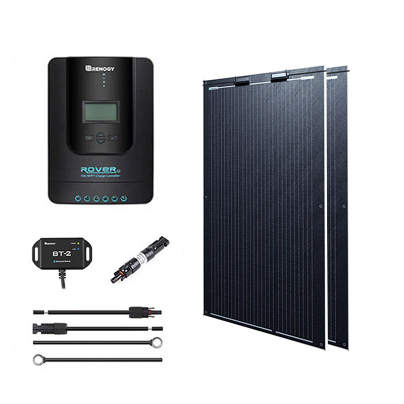 Renogy 200W solar premium kit flexible panel version with Rover 20A controller