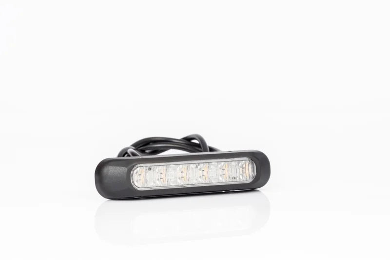 Fristom SF62 amber clear-lens 6-LED R65 warning light