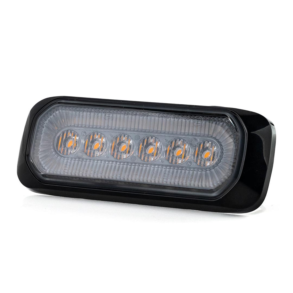 TRALERT SF-6800 white halo with amber R65 warning light