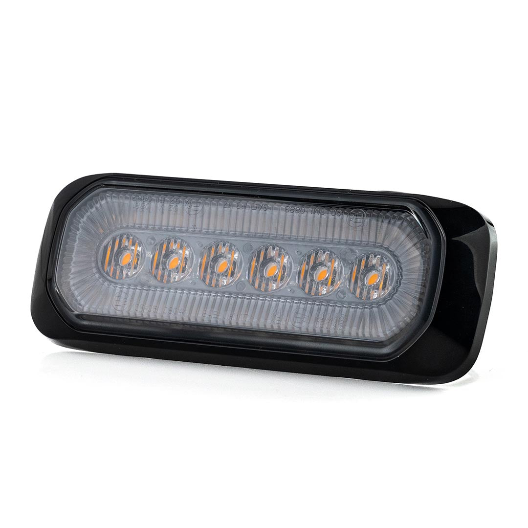 TRALERT SF-6800 white halo with amber R65 warning light