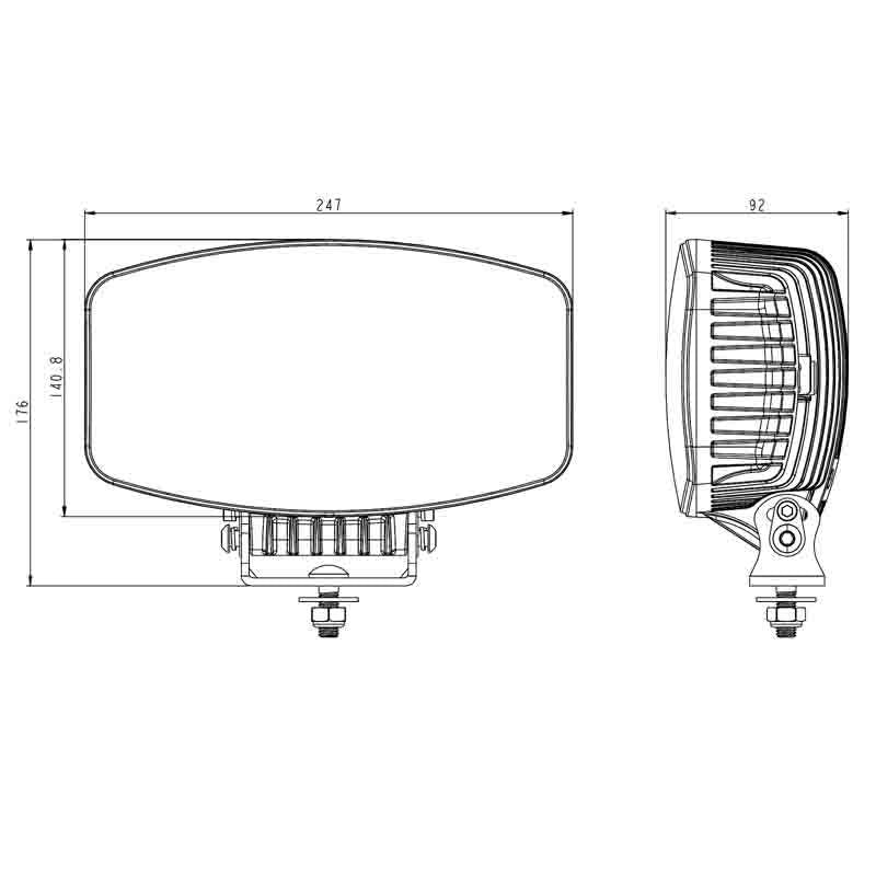 TRALERT LED Driving Light WD-100100.1 – image 2