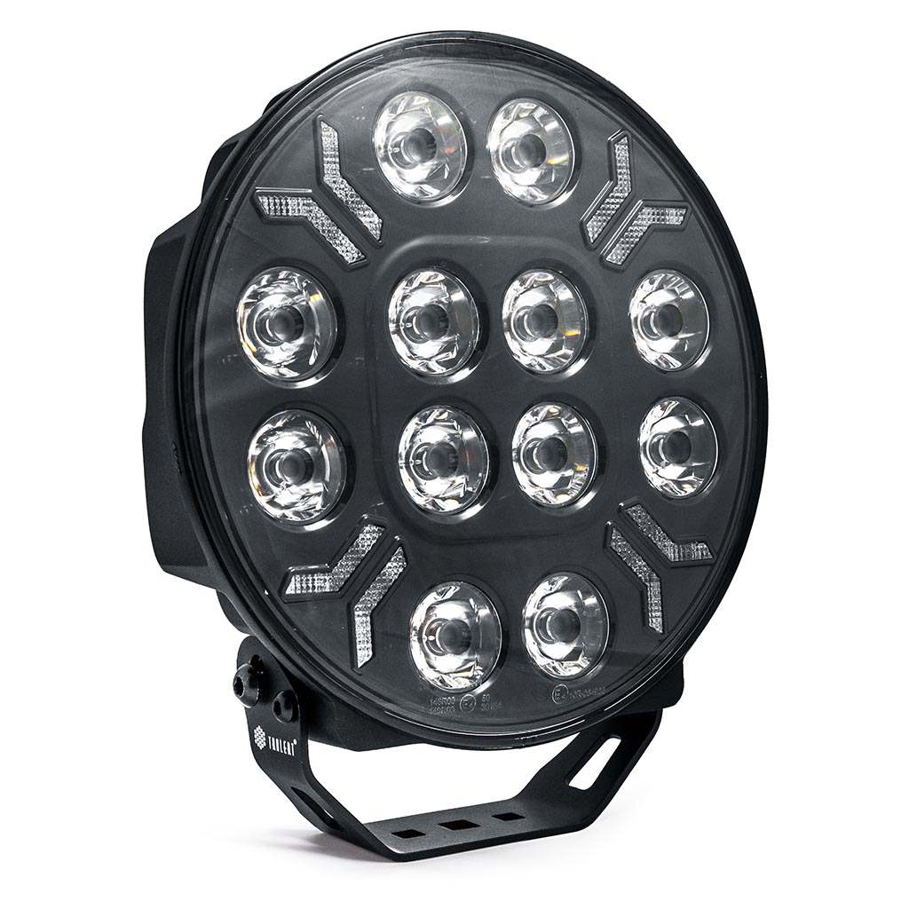 TRALERT Ypsilon 12-LED driving light with warning function