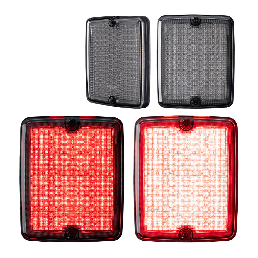 LEDSON Breeze X2 Retro Tail light with Brake Light (Smoked) SKU 3608105