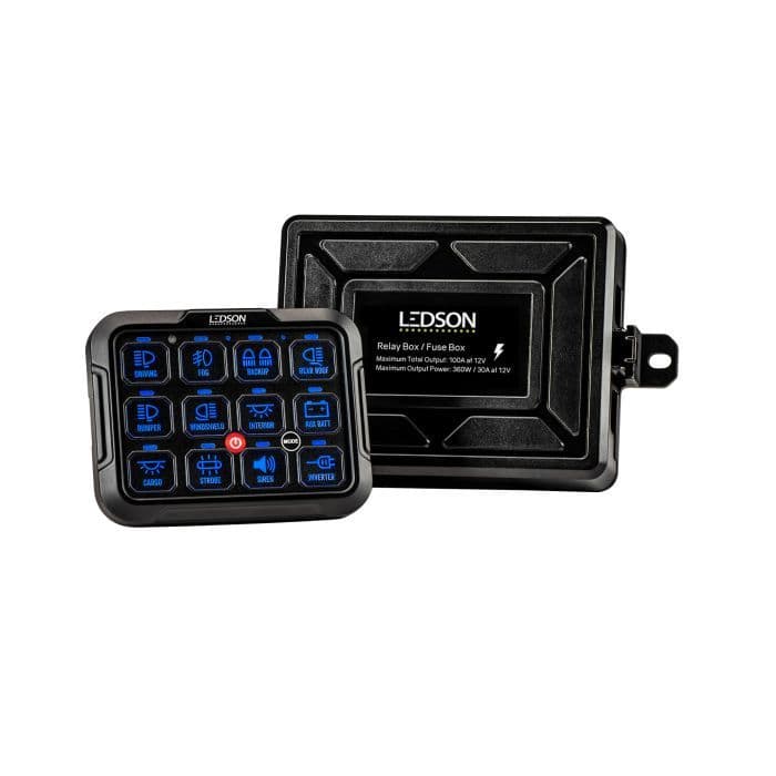 LEDSON Commander12 Gen2 12-output relay controller and switch panel