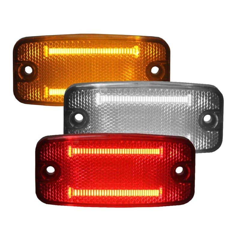LEDSON OptoLine D position lights in white, red and amber