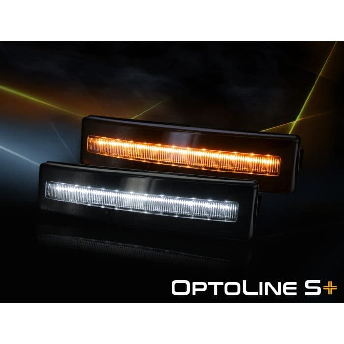 LEDSON OptoLine S+ Scania visor position light white and amber - SKU 5400431