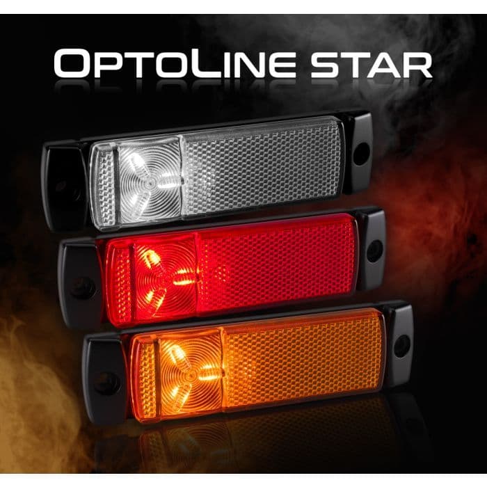 LEDSON OptoLine Star marker lights in white red and amber