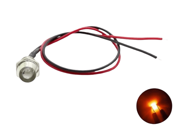 LEDSON recessed dot LED amber - SKU 440063