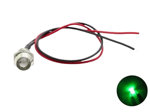LEDSON recessed dot LED green - SKU 440065