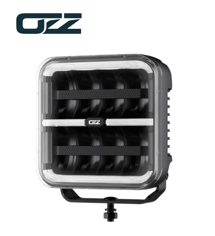 OZZ SQR 7-inch black LED driving light