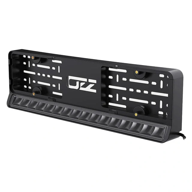 OZZ LP1 black licence-plate mounted LED driving light